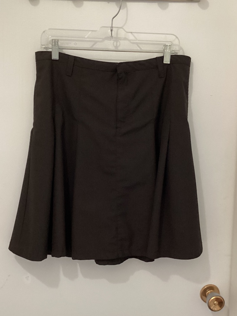 Free People Brown Pleaded Skirt
